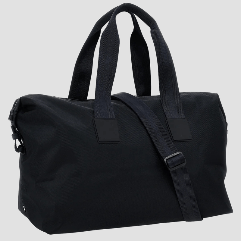 Boss Catch Rubberized Logo Holdall Bag in Dark Blue