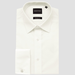Mens Shirts | Boston Liberty French Cuff Mens Shirt in Cream  Mens Suit  Warehouse - Melbourne