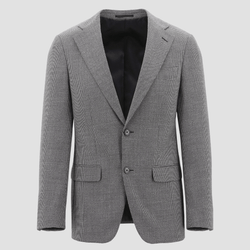 Boston Tailored Fit Siena Woven Sports Jacket in Grey Wool Blend