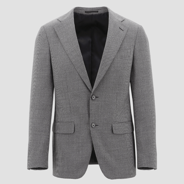 Boston Tailored Fit Siena Woven Sports Jacket in Grey Wool Blend