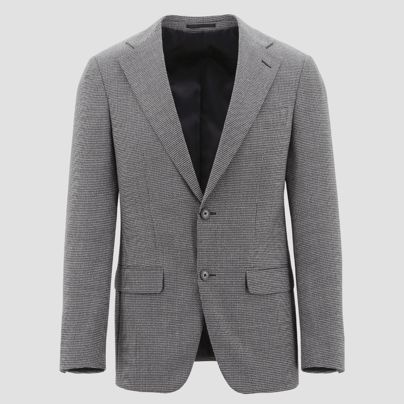 Boston Tailored Fit Siena Woven Sports Jacket in Grey Wool Blend