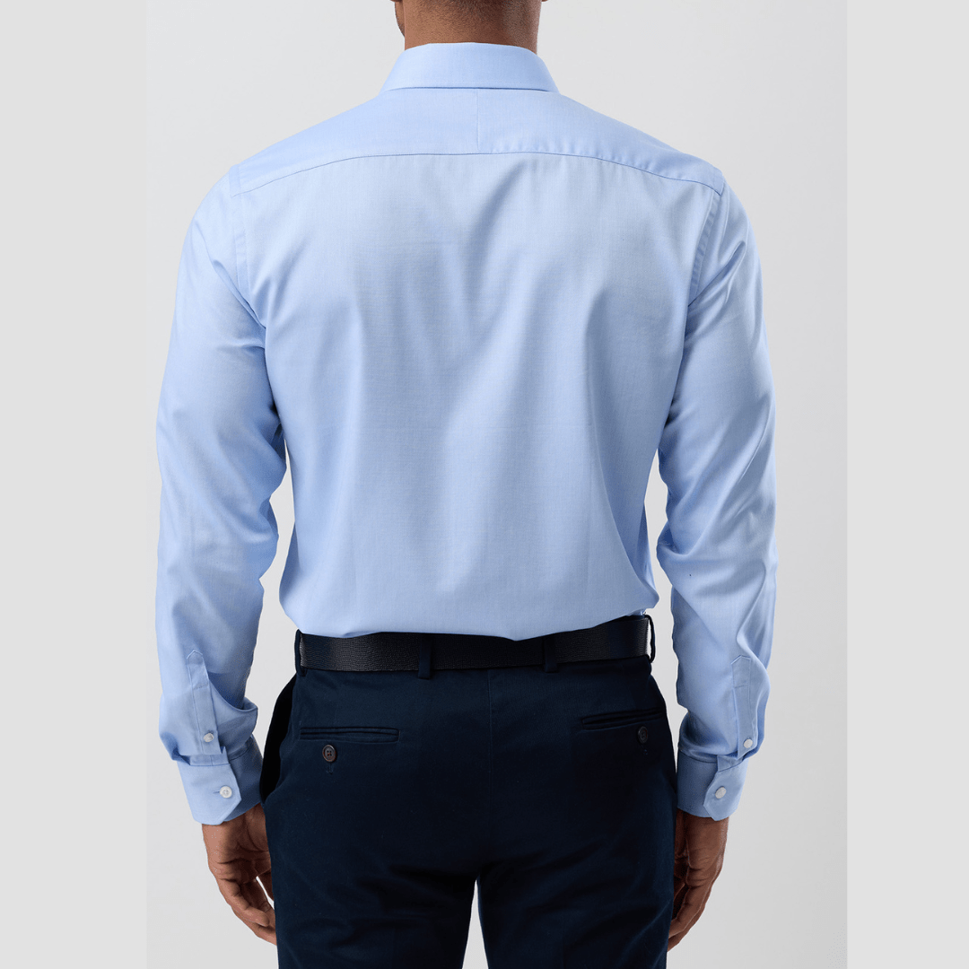 Brooksfield Classic Fit Mens Staple Shirt in Blue BFC991