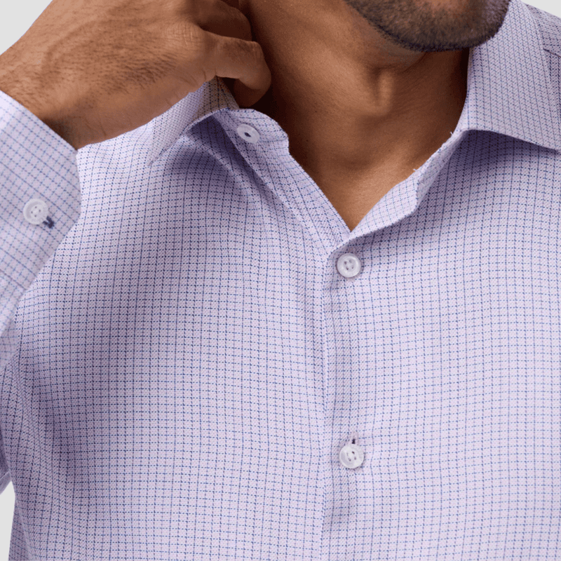 Brooksfield Easy Care Regular Fit Shirt in Pink Check
