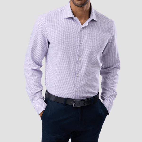 Brooksfield Easy Care Regular Fit Shirt in Pink Check