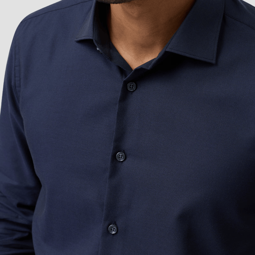 Brooksfield Easy Care Shirt in Navy