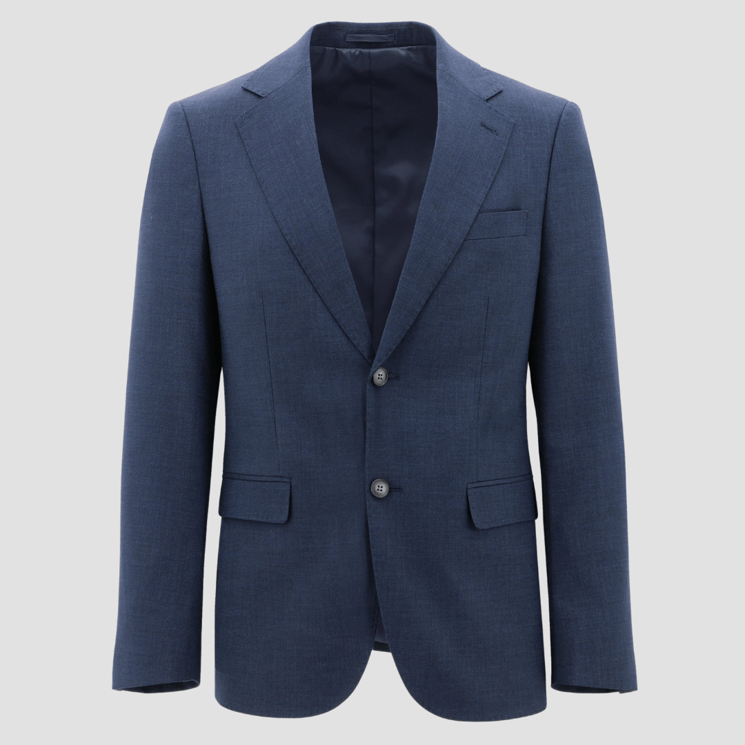 Christian Brookes Mens Slim Fit Turin Edward Suit in Navy