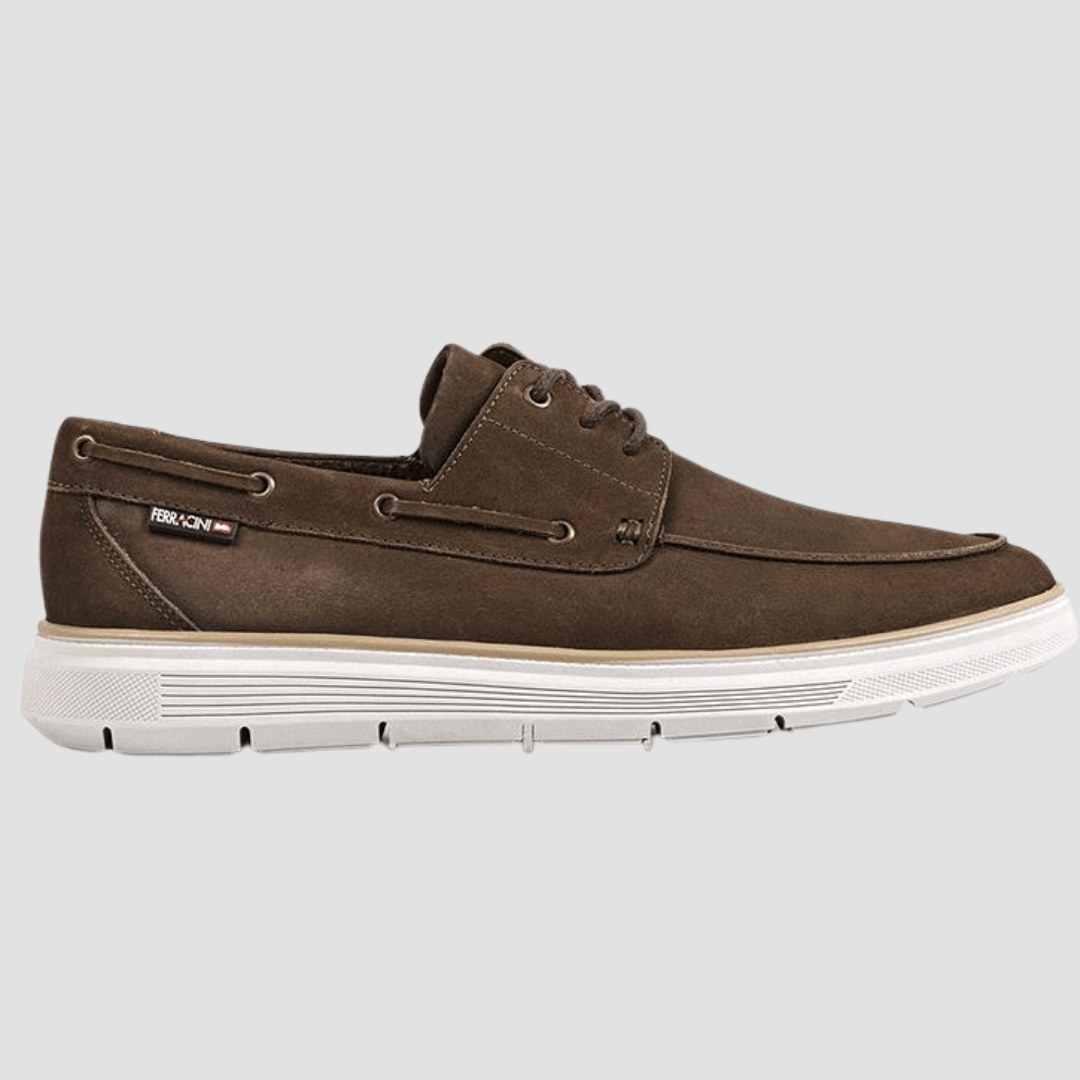 Ferracini Wael Slip On Mens Leather Loafer in Brown