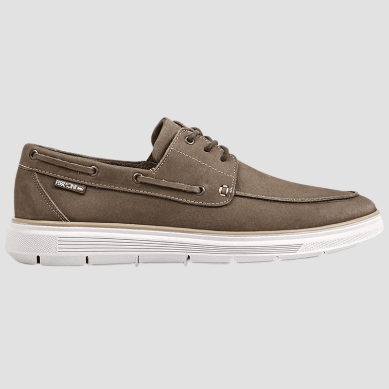 Ferracini Wael Slip On Mens Leather Loafer in Grey