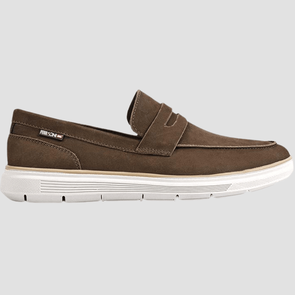 Ferracini Wesson Slip On Mens Leather Loafer in Brown