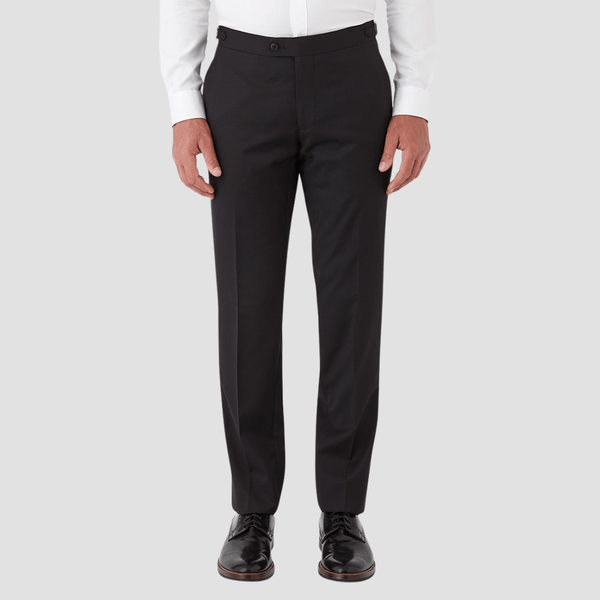 Gibson Slim Fit Astley Tuxedo Suit in Black Pure Wool FMG100