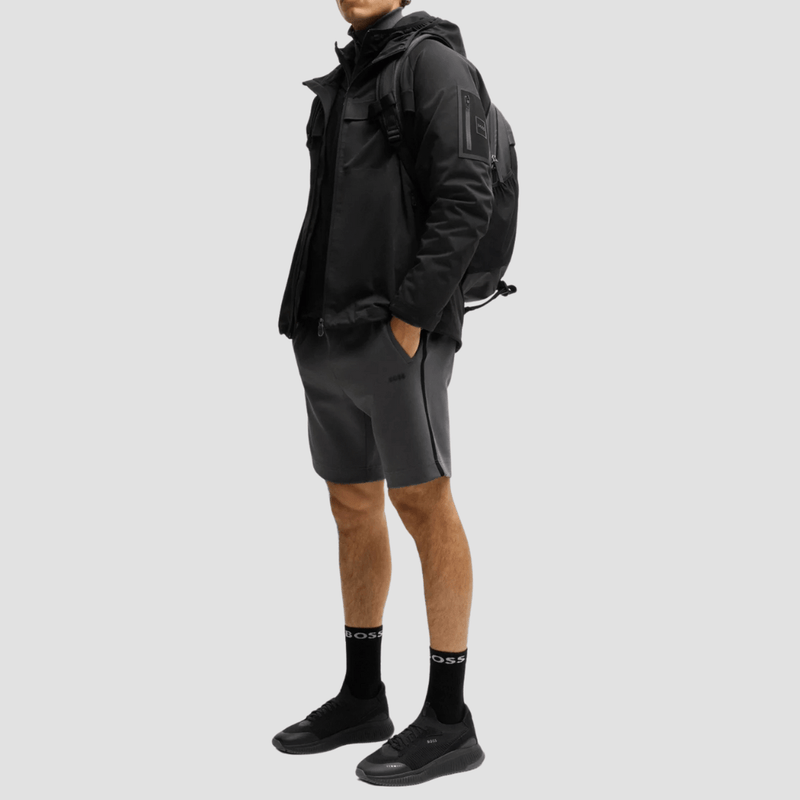 Hugo Boss Lightweight TTNM Evo Knitted Upper Trainers in Black