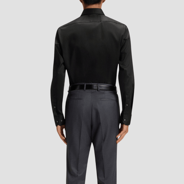 Boss Regular Fit Joe-Kent Cotton Shirt in Black
