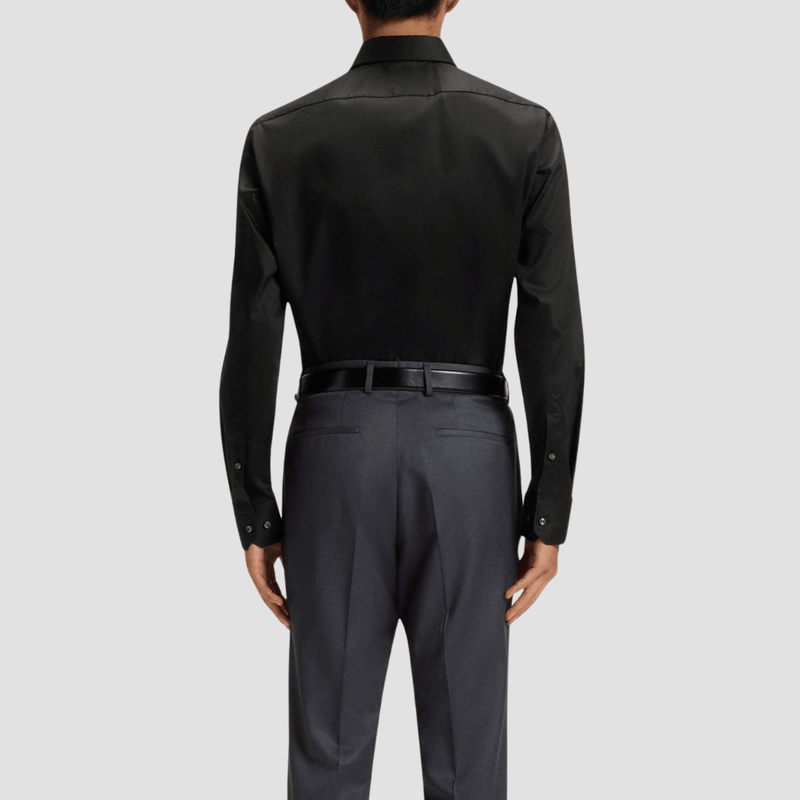 Boss Regular Fit Joe-Kent Cotton Shirt in Black