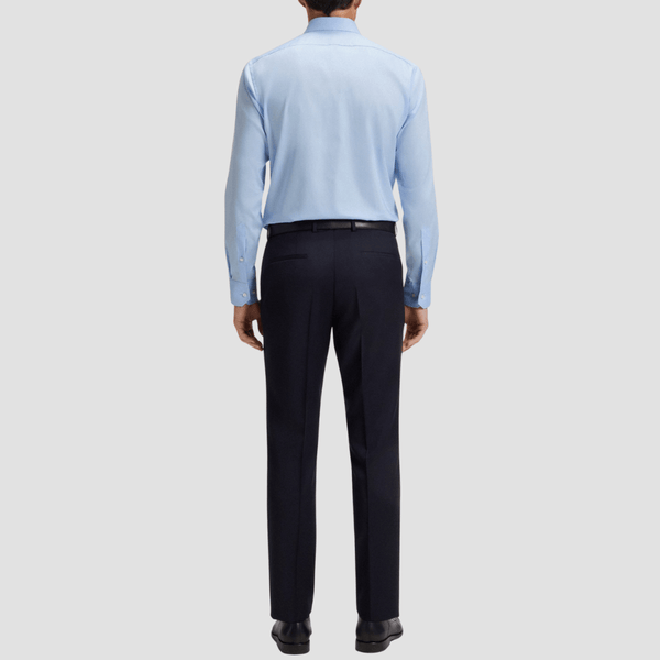 Boss Regular Fit Joe-Kent Cotton Shirt in Light Blue
