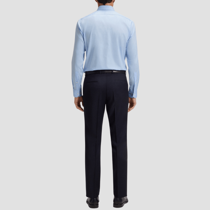 Boss Regular Fit Joe-Kent Cotton Shirt in Light Blue
