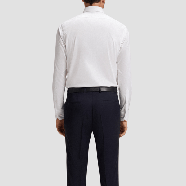 Hugo Boss Regular Fit Joe-Kent Cotton Shirt in White