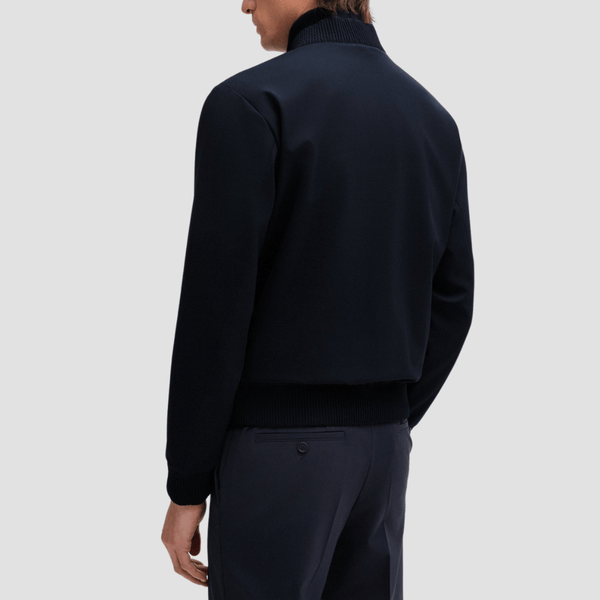 Hugo Boss Slim Fit Blouson Jacket in Dark Blue