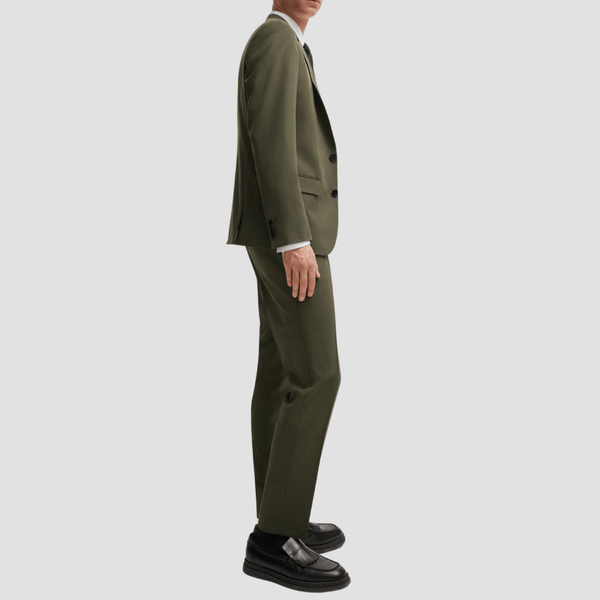 Hugo Boss Slim Fit Henry Getlin 232X Suit in Khaki