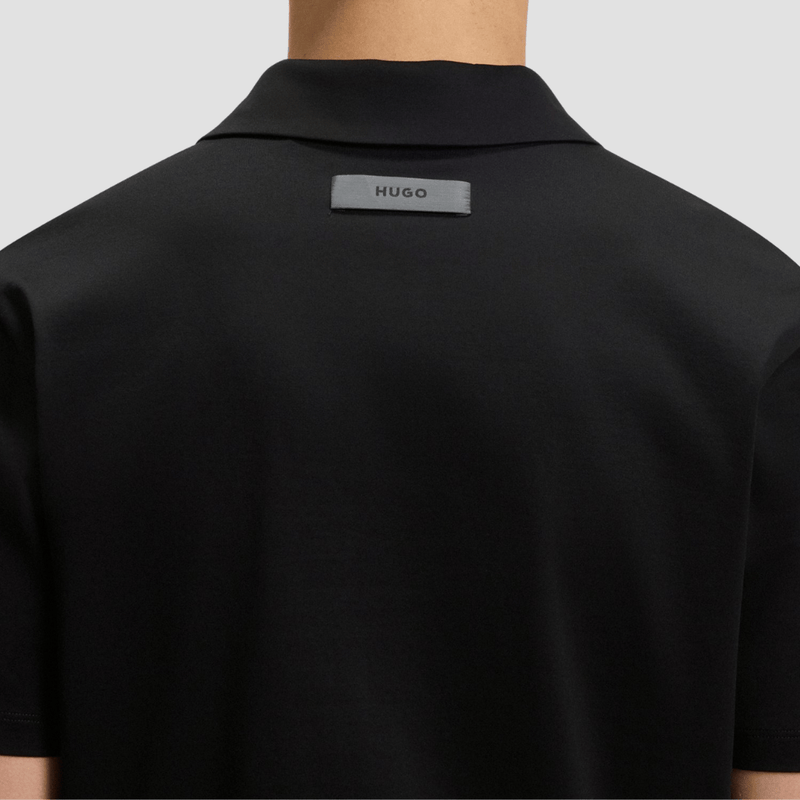 Hugo Dimerspolo Johnny Collar Slim Fit Polo Shirt in Black