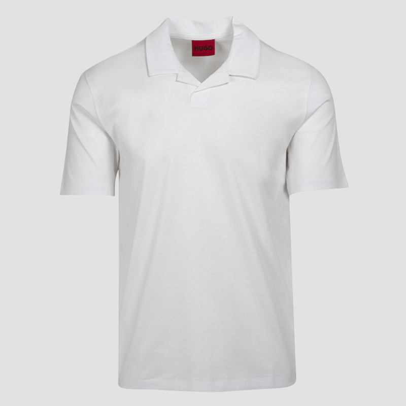 Hugo Dimerspolo Johnny Collar Slim Fit Polo Shirt in White