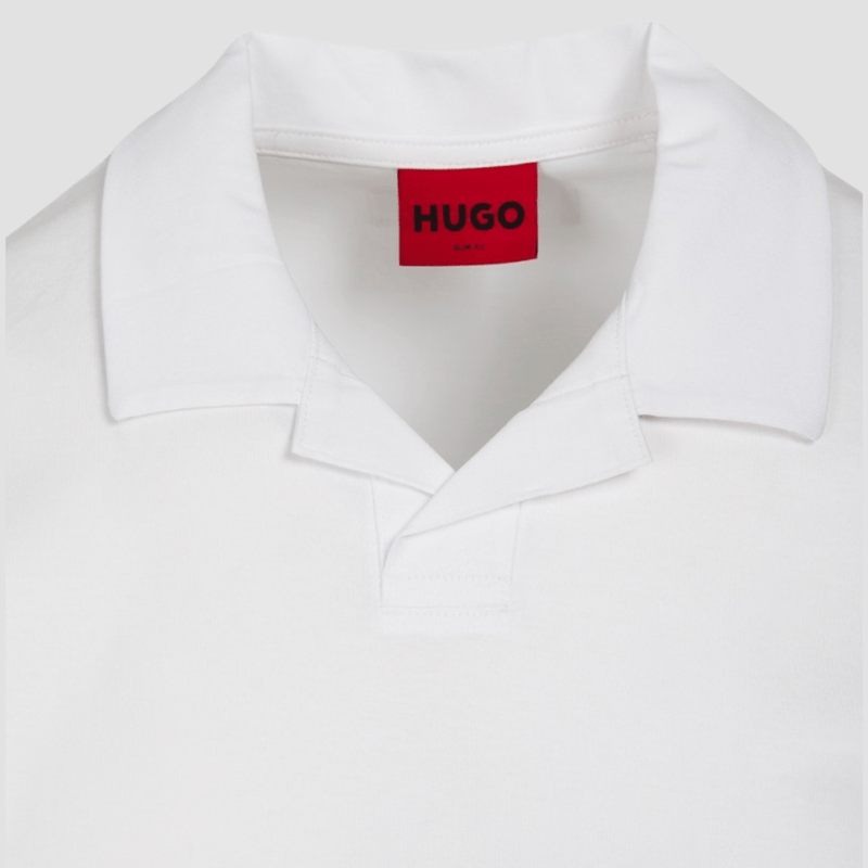 Hugo Dimerspolo Johnny Collar Slim Fit Polo Shirt in White