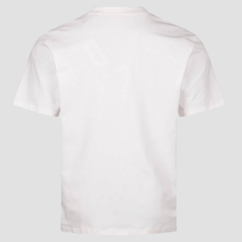 Hugo Relaxed Fit Dapolino T-Shirt in With Logo Print in Natural White