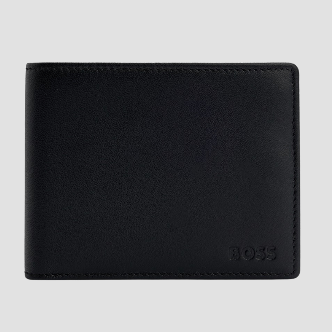 Hugo Boss Asolo Leather Wallet in Black