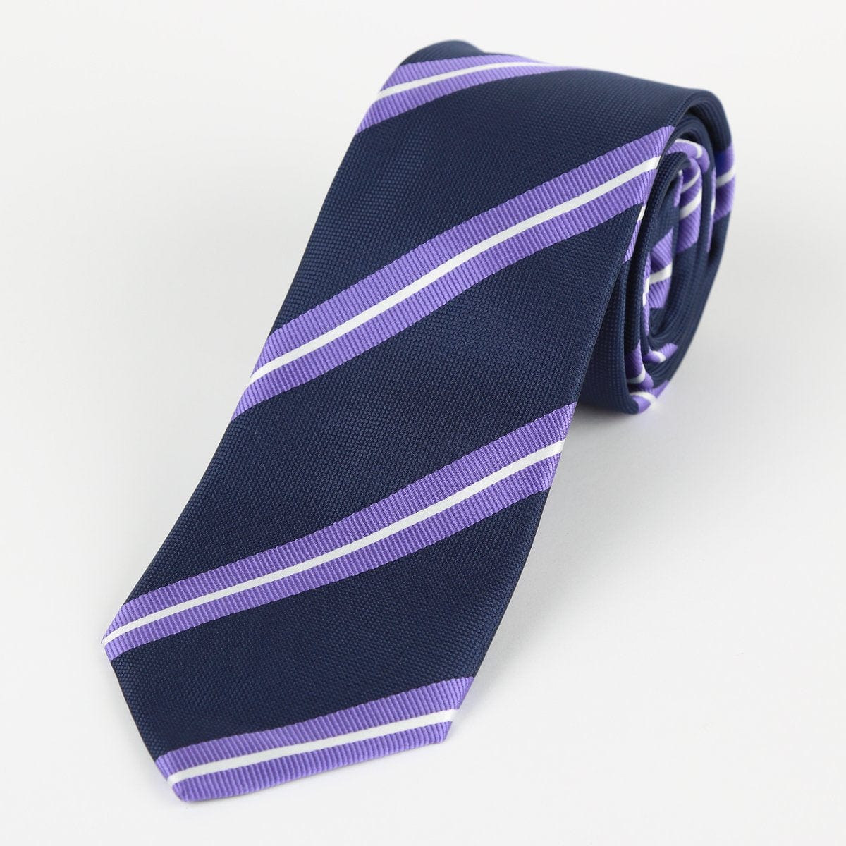 JALSTRIPET James Adelin Luxury Neck Tie Regimental Stripe