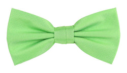 James Adelin Textured Weave Lime Bow Tie