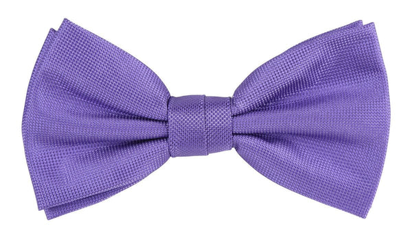 James Adelin Textured Weave Purple Bow Tie
