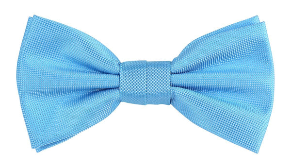 James Adelin Textured Weave Turquoise Bow Tie