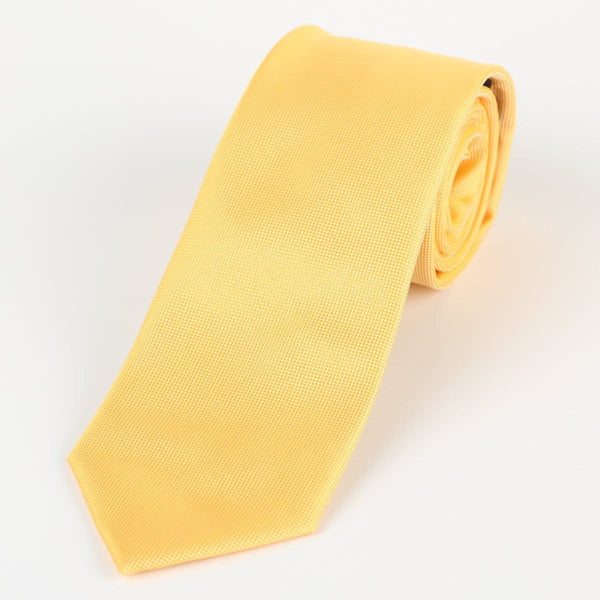 James Adelin Luxury Neck Tie in Gold Textured Weave