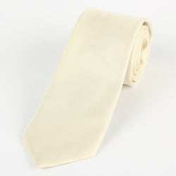 James Adelin Luxury Textured Weave Neck Tie in Ivory