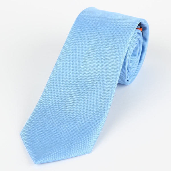 James Adelin Luxury Textured Weave Neck Tie in Sky