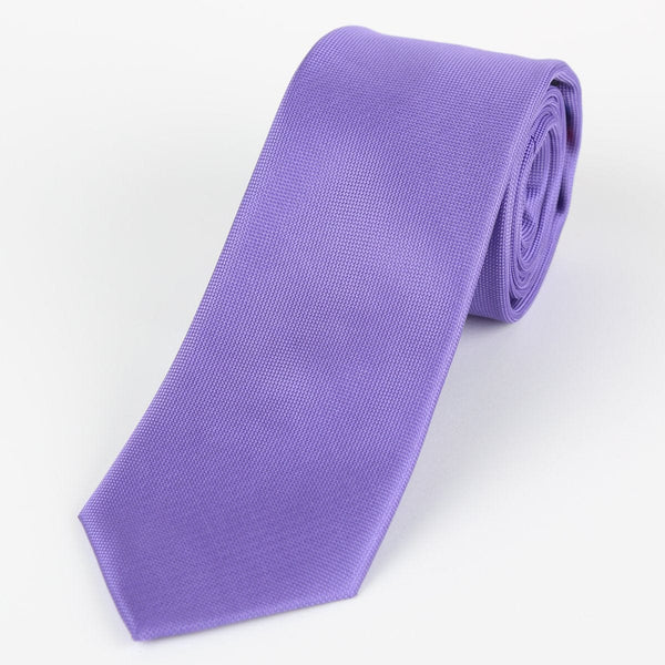 James Adelin Luxury Neck Tie in Purple Textured Weave