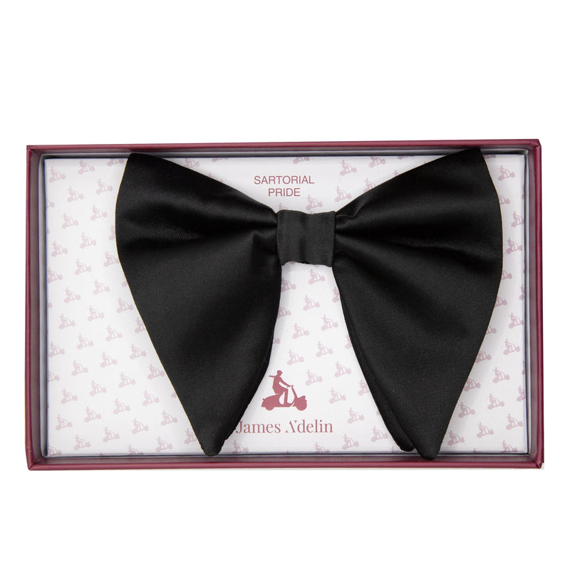 JASATINBB James Adelin Luxury Satin Weave Butterfly Pre Tied Bow Tie