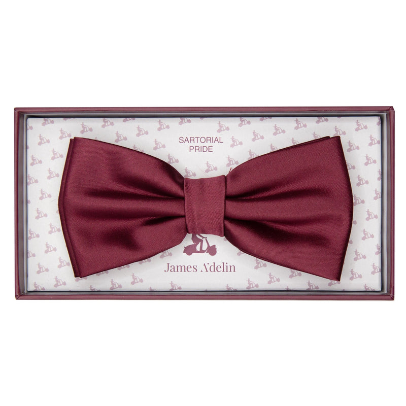 JASATINB James Adelin Luxury Satin Weave Pre Tied Bow Tie