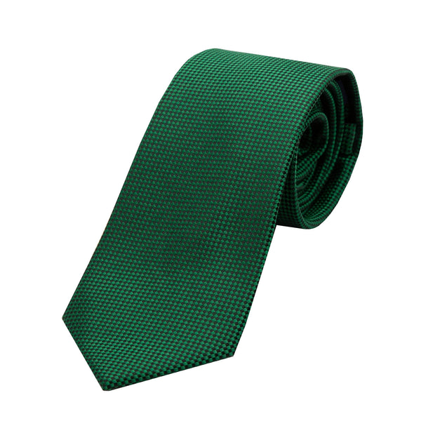 James Adelin Luxury Textured Weave Neck Tie in Green