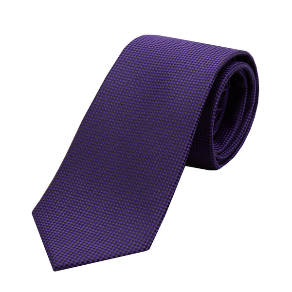James Adelin Luxury Textured Weave Neck Tie in Purple