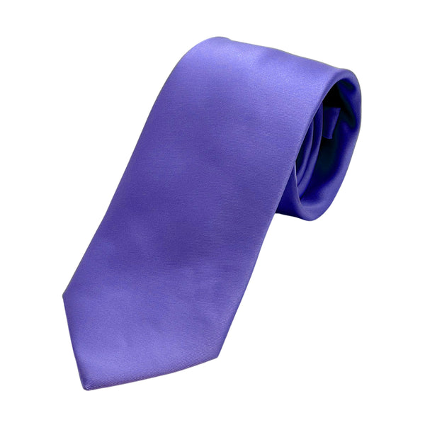 James Adelin Luxury Satin Weave Neck Tie in Purple