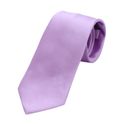 James Adelin Luxury Satin Weave Neck Tie in Lilac