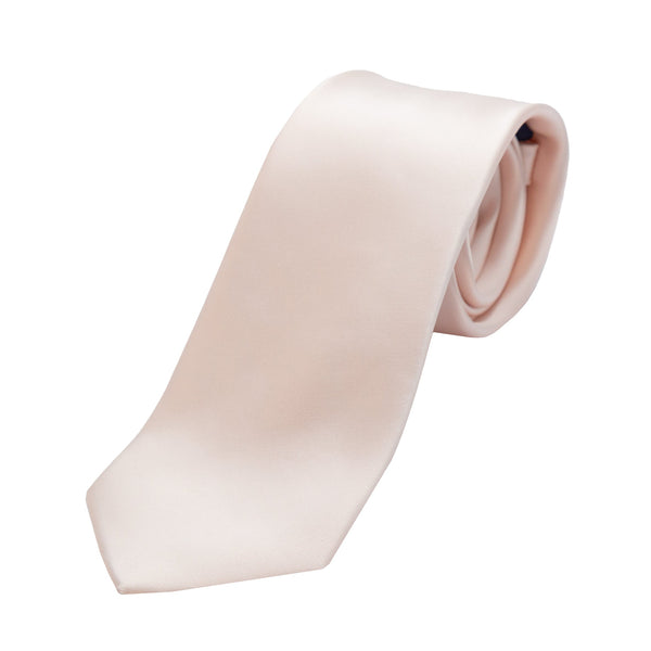 James Adelin Luxury Satin Weave Neck Tie in Soft Pink