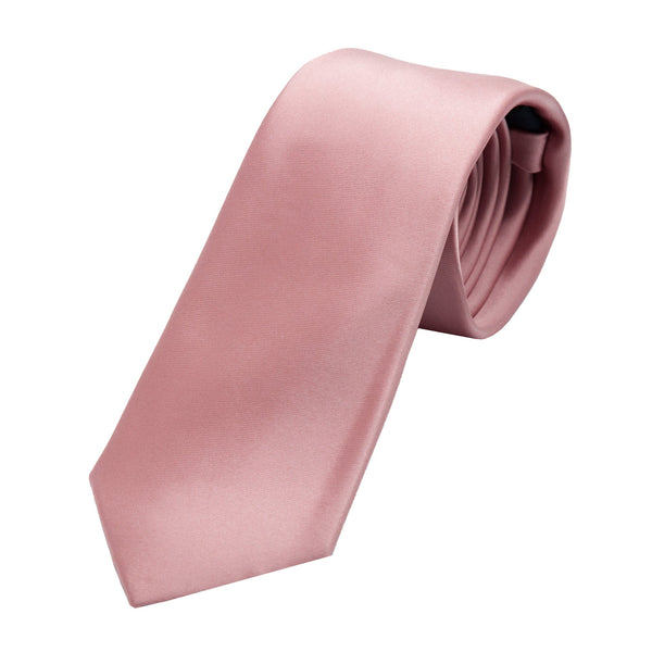 James Adelin Luxury Satin Weave Neck Tie in Blush Pink