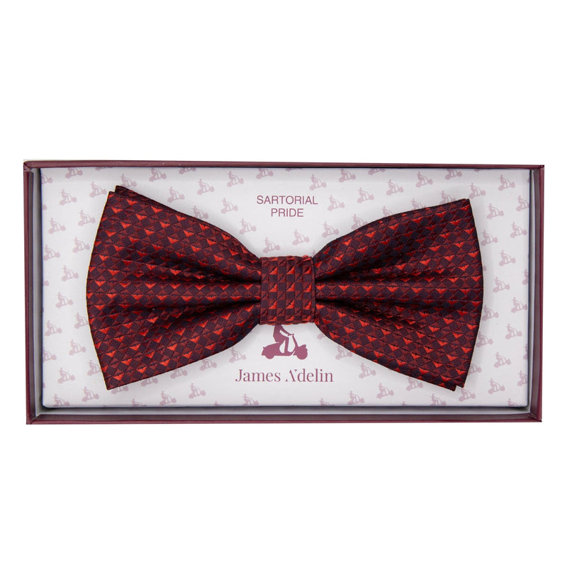 JATEXTUREDB James Adelin Luxury Textured Weave Pre Tied Bow Tie