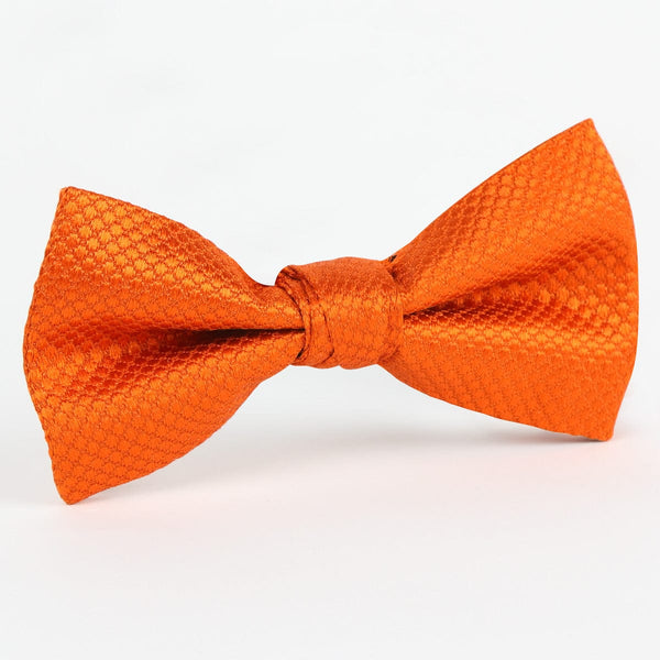 James Adelin Luxury Silk Square Weave Single Dimple Bow Tie
