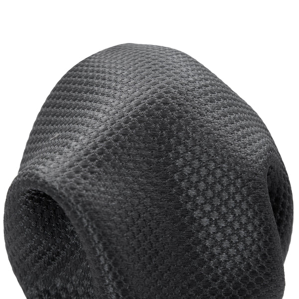 James Adelin Square Weave Luxury Pure Silk Pocket Square Charcoal