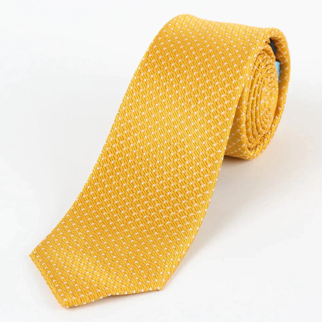 M19550T James Adelin Mens Silk Spotted Textured Weave Neck Tie