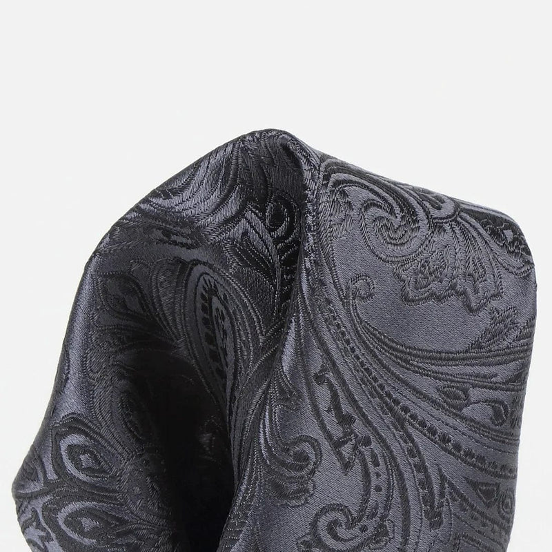 M19555H James Adelin Mens Paisley Silk Pocket Square