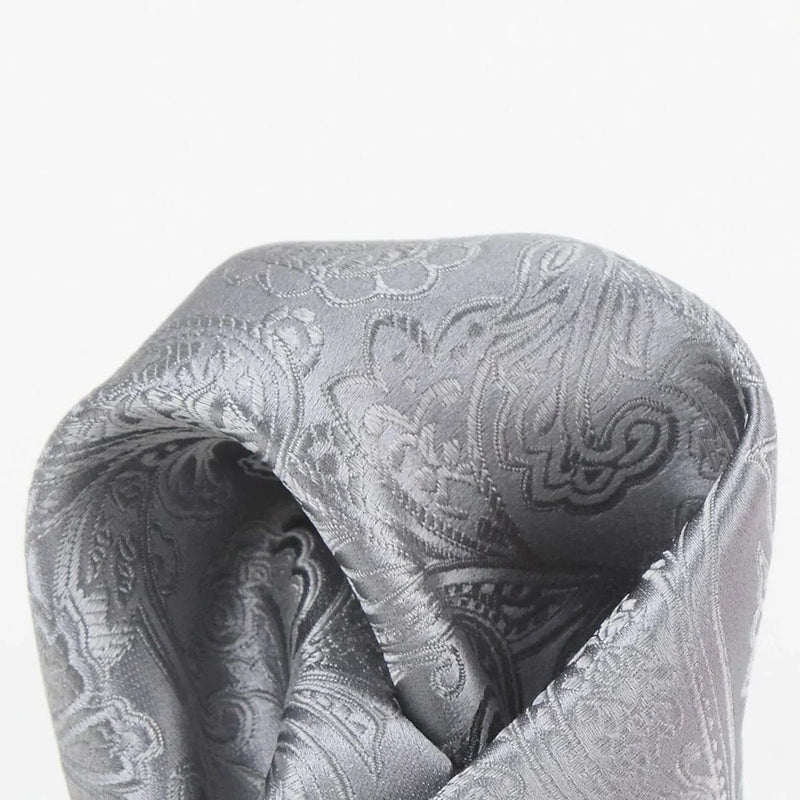 M19555H James Adelin Mens Paisley Silk Pocket Square