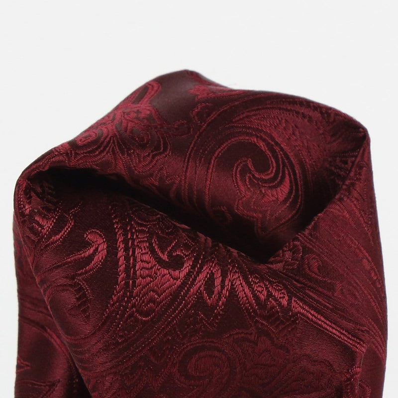 M19555H James Adelin Mens Paisley Silk Pocket Square